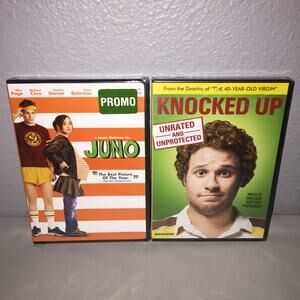 Dvd Sealed New Juno / Knocked Up Universal Michael Cera Ellen Page Seth Rogen